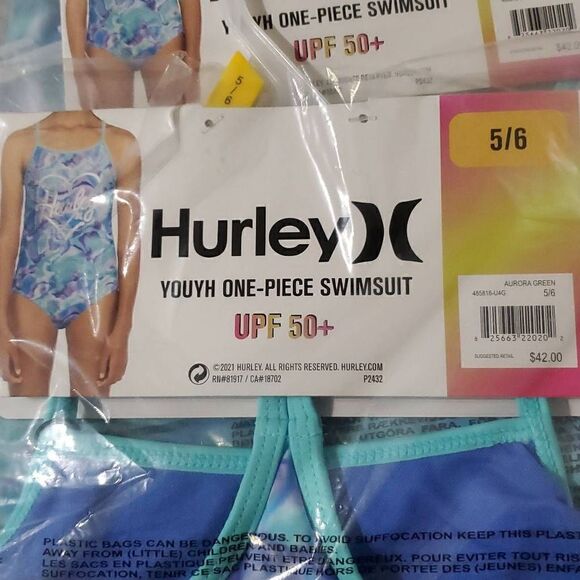 NWT GIRLS HURLEY TANKINI SET - Picture 4 of 4